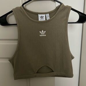 Adidas crop tank top